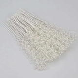 White Pearl Beaded Flower Stems - Julia M LifeStyles