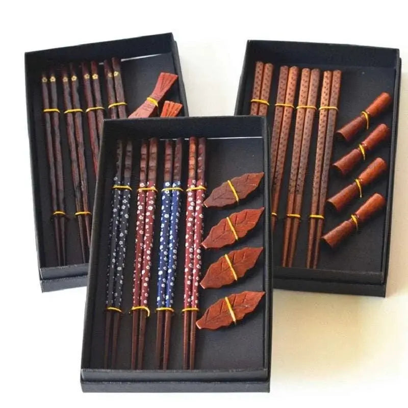 Wooden Chopsticks Set- Eco-Friendly and Certified - Julia M LifeStyles