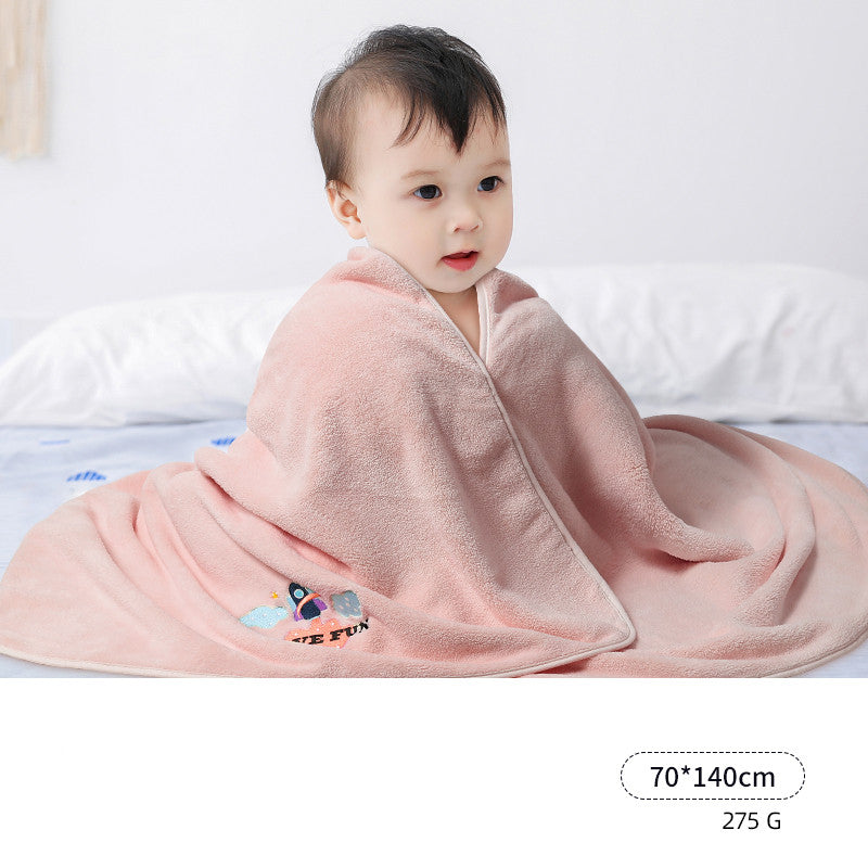 Premium Ultra-Absorbent Baby Cotton Bath Towel for Ages 1-4 Months