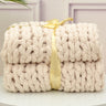 Handmade Thick Wool Woven Blanket in Various Colors