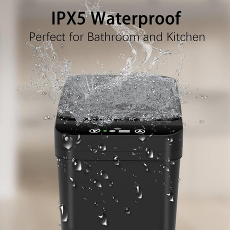 12L Touchless Smart Sensor Trash Bin – Sleek Odorless Bathroom & Kitchen Waste Solution
