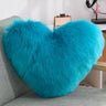 Heart-Shaped Long Plush Fluffy Cushion Cover - Julia M LifeStyles