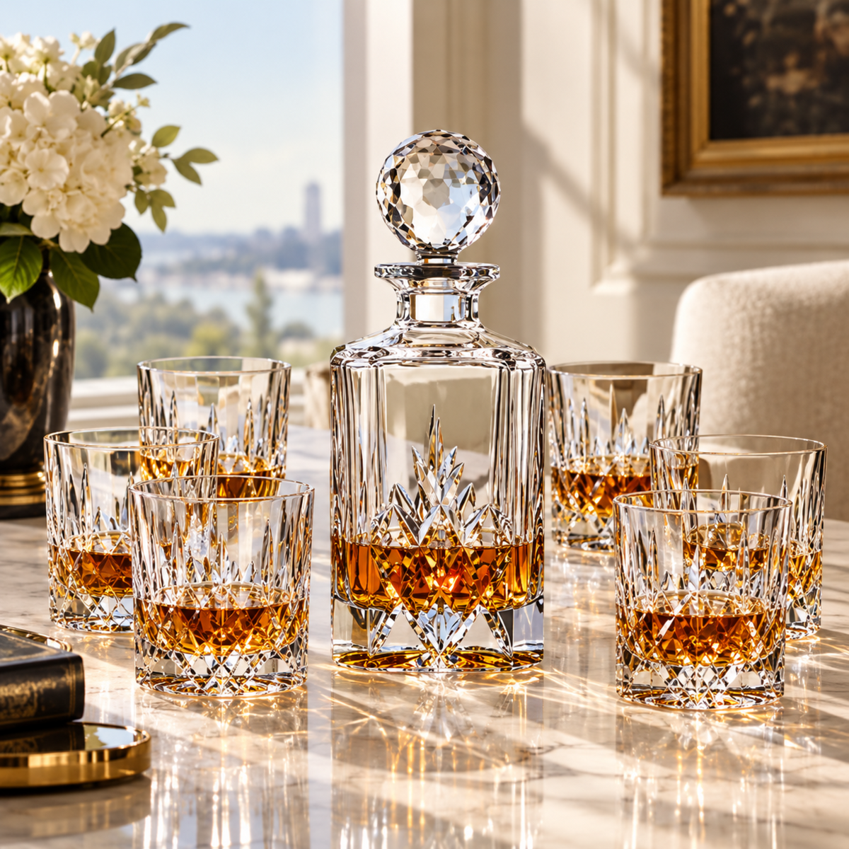 Bohemia Czech Crystal Barware Collection