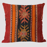Bohemian Elegance: Linen Pillowcase in Ethnic Style
