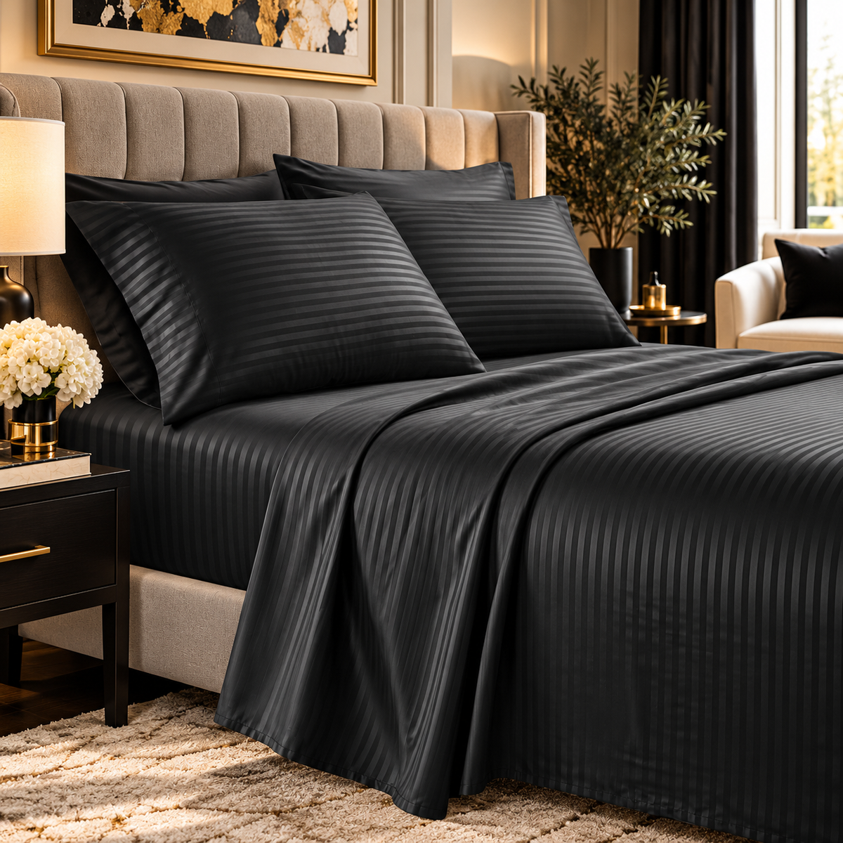 Liora Striped Sheet Set