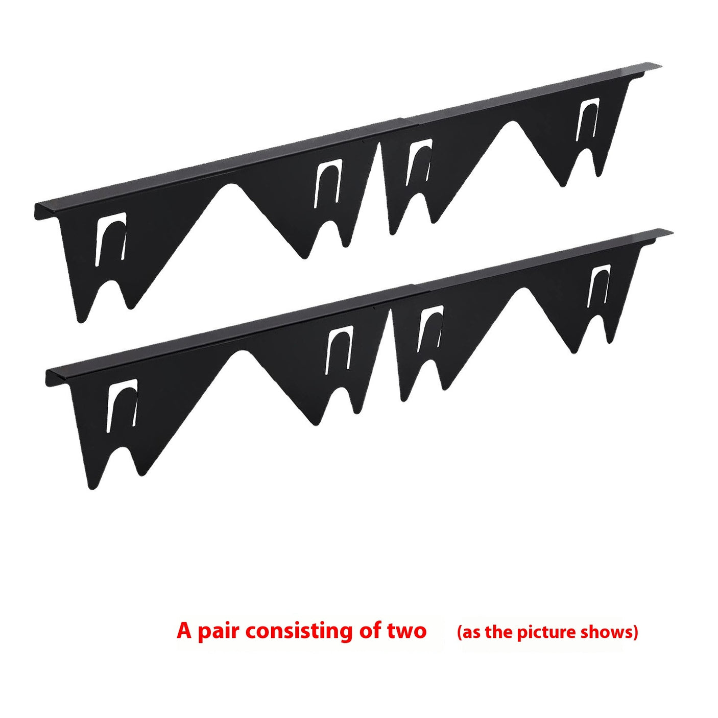 Premium 304 Stainless Steel Retractable Stove Gap Cover – Sleek Black Pair