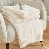 Retro Ethnic Geometric Pattern Washable Blanket 130x160