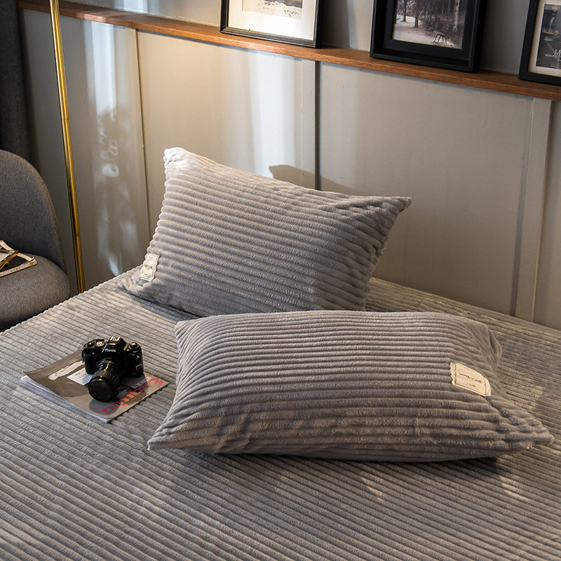 Velvet Elegance Four-Piece Duvet Cover Set