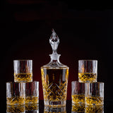 Thickened Whiskey Glass Set – Elegant European Crystal Wine Collection