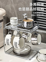 Accessible Luxury Coffee Cup Set High-End Exquisite Ceramic Cup Mug Afternoon Tea Tea Set Cup Water Cup Fancy - Julia M LifeStyles