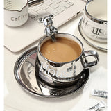 Accessible Luxury Coffee Cup Set High-End Exquisite Ceramic Cup Mug Afternoon Tea Tea Set Cup Water Cup Fancy - Julia M LifeStyles