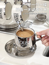 Accessible Luxury Coffee Cup Set High-End Exquisite Ceramic Cup Mug Afternoon Tea Tea Set Cup Water Cup Fancy - Julia M LifeStyles