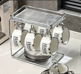 Accessible Luxury Coffee Cup Set High-End Exquisite Ceramic Cup Mug Afternoon Tea Tea Set Cup Water Cup Fancy - Julia M LifeStyles