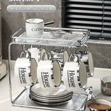 Accessible Luxury Coffee Cup Set High-End Exquisite Ceramic Cup Mug Afternoon Tea Tea Set Cup Water Cup Fancy - Julia M LifeStyles