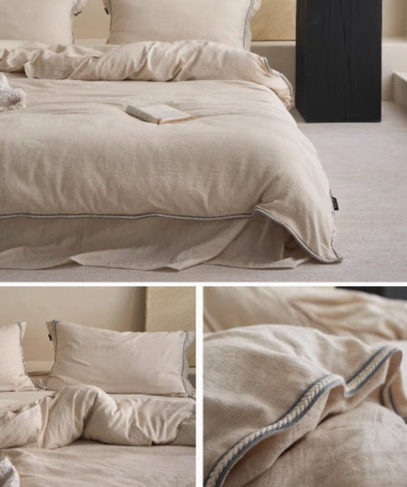 Wabi Sabi Style Linen Cotton Quilt Cover