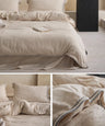 Wabi Sabi Style Linen Cotton Quilt Cover