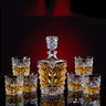 Thickened Whiskey Glass Set – Elegant European Crystal Wine Collection