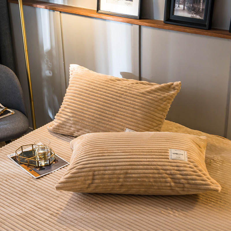 Velvet Elegance Four-Piece Duvet Cover Set
