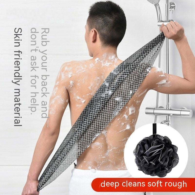 Luxurious Double-Sided Bamboo Fiber Bath Towel – Elegant Plaid & Striped Styles