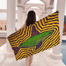 Australian Aboriginal Art Anime Beach Swimming Towel Soft Absorbent Washcloth Children's Gifts for Kids Travel Camping Gym - Julia M LifeStyles