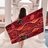 Australian Aboriginal Art Anime Beach Swimming Towel Soft Absorbent Washcloth Children's Gifts for Kids Travel Camping Gym - Julia M LifeStyles