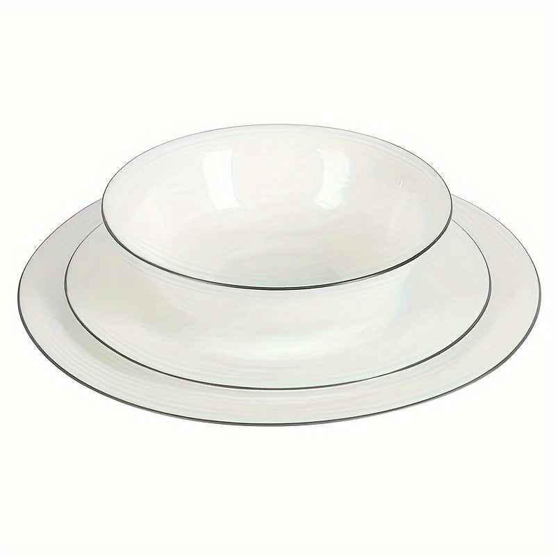71-Piece Stainless Steel Cookware and Tableware Set