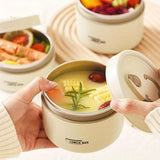3-in-1 Insulated Stainless Steel Lunch Box - Stackable & Reusable Julia M LifeStyles