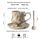 Stoneware Household Niche Coffee Set Suit
