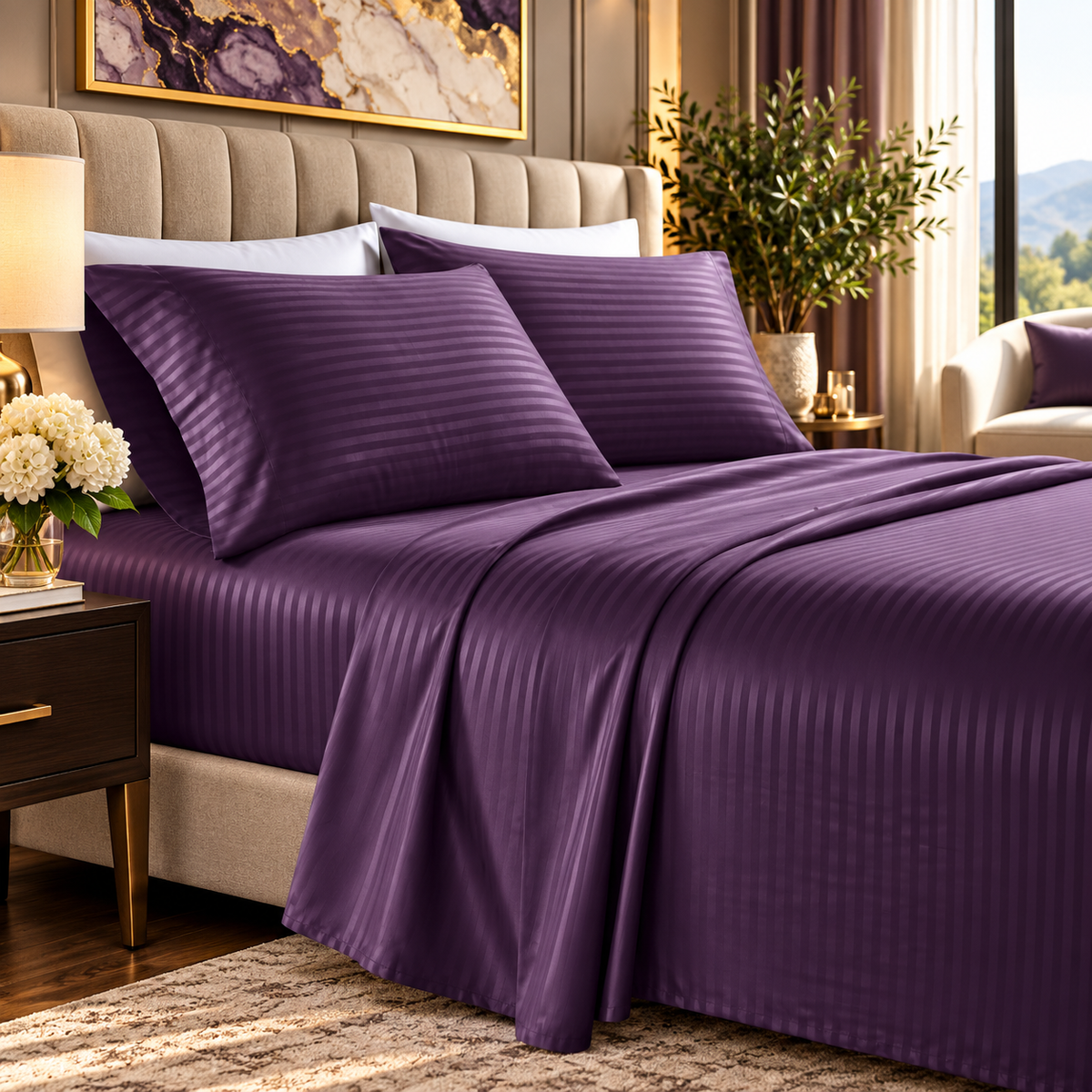 Liora Striped Sheet Set