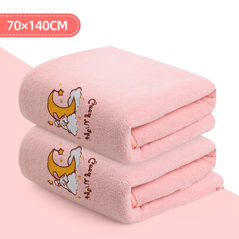 Premium Ultra-Absorbent Baby Cotton Bath Towel for Ages 1-4 Months