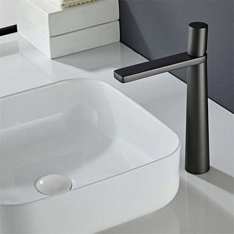 Brass Bathroom Faucet Mixer Brass Bathroom Faucet Mixer 3256802496622620-brushed gold short-China bathroom accessories 98