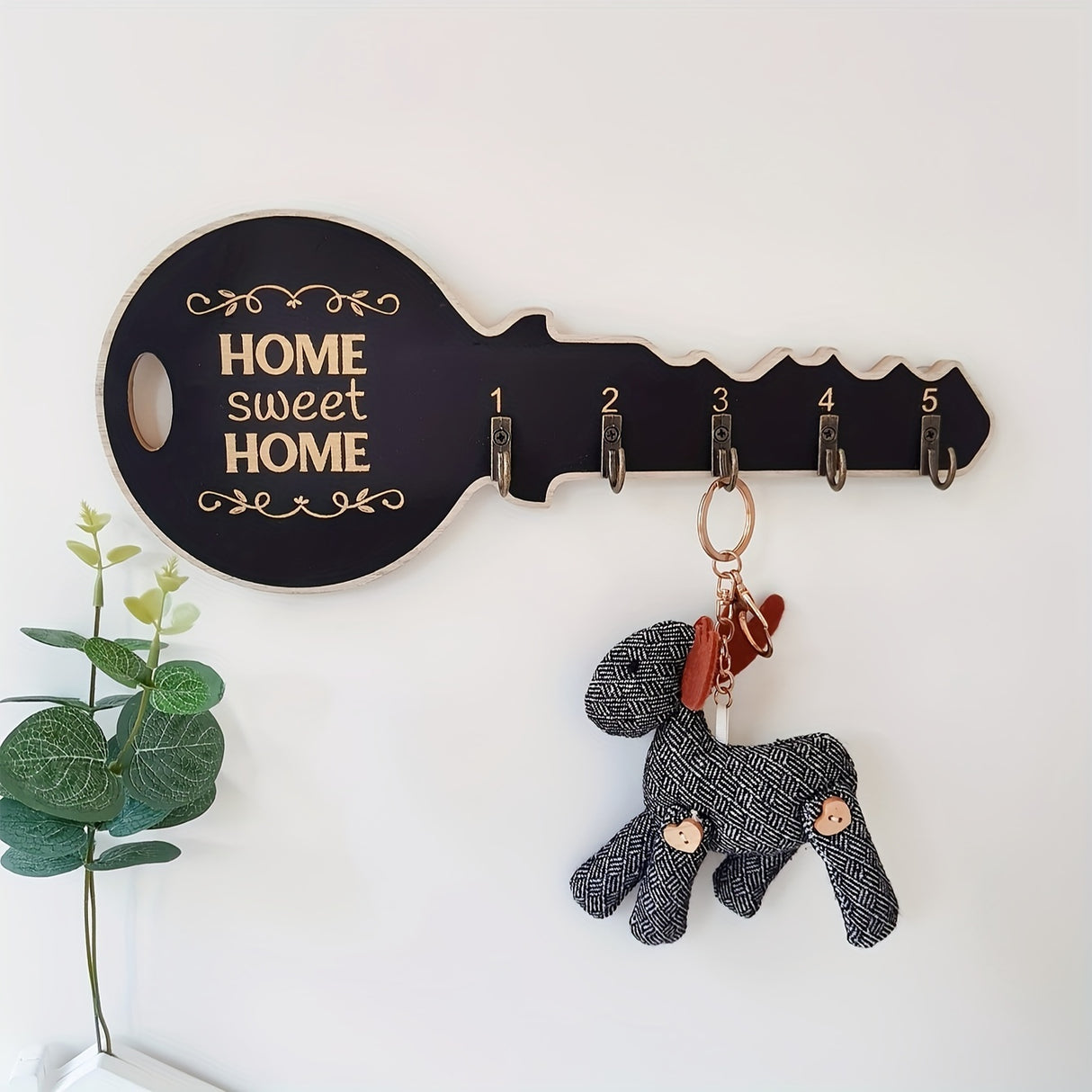 1pc Retro Key Hook Wall Shelves - Floating Decor for Entryway, Aesthetic Room Accent, Space-Saving Kitchen & Bathroom Organizer, Vintage-Style Home Accessories