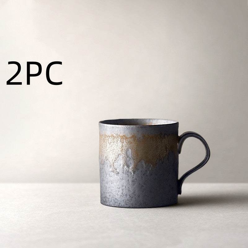 Vintage stoneware coffee cup