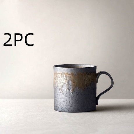 Vintage stoneware coffee cup