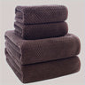 4-Piece Coral Fleece Bath Towel Set