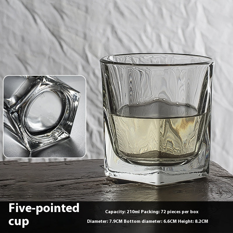 Whiskey Shot Crystal Set – Premium Thickened Glassware Collection