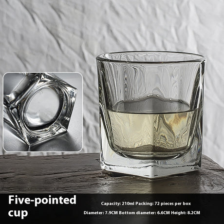 Whiskey Shot Crystal Set – Premium Thickened Glassware Collection