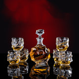 Thickened Whiskey Glass Set – Elegant European Crystal Wine Collection