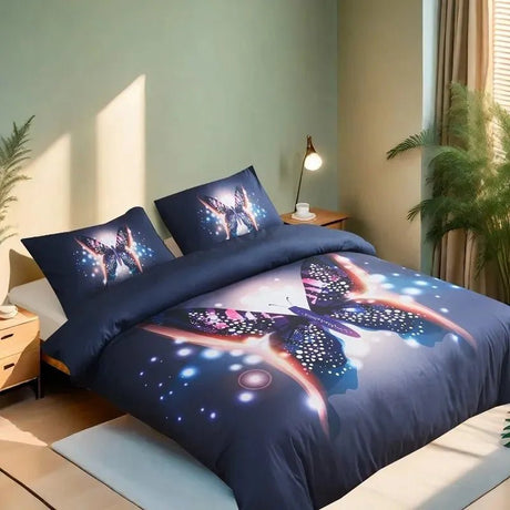 Fluffy Soft Dreamy Butterfly Comforter Cover Set - Cal King/Super King - Julia M LifeStyles