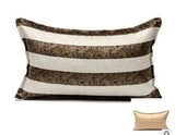 Blue Gold Jacquard Cushion Cover - Julia M LifeStyles