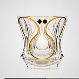 Bohemia Crystal Gold Whiskey & Wine Glass Set Julia M LifeStyles