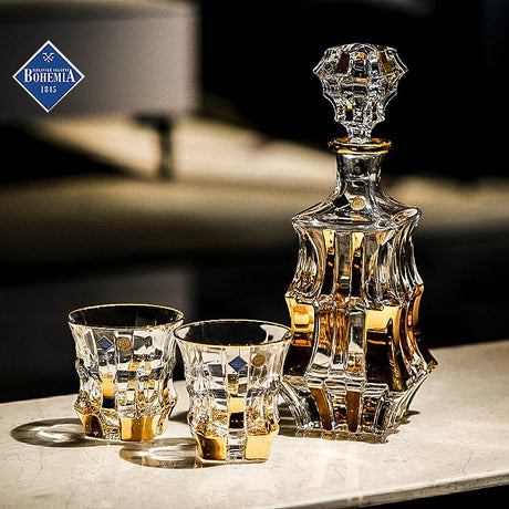 Prague Reserve Aurelia Gold Crystal Whiskey Set™