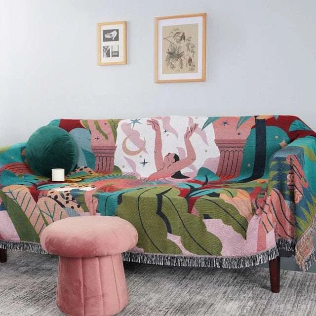 Boho Chic Cotton Blanket - Julia M LifeStyles