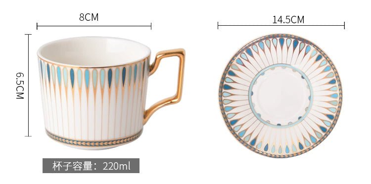 Luxury European-Style Bone China Tea Set for Six - Julia M LifeStyles
