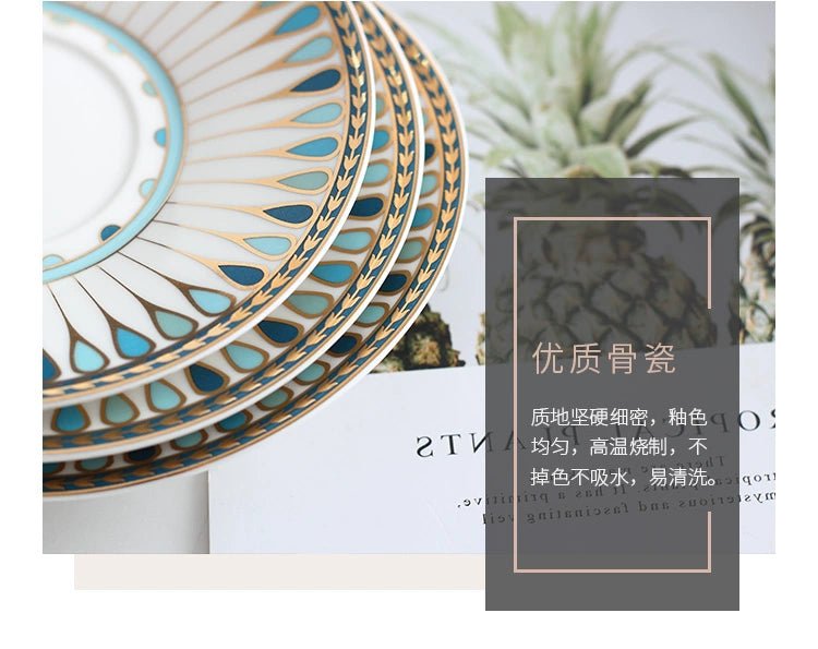 Luxury European-Style Bone China Tea Set for Six - Julia M LifeStyles