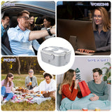 65W Electric Lunch Box Heater - Portable Food Warmer with Stainless Steel Tray Julia M Home & Kitchen