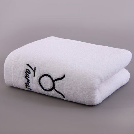 Constellation Bath Towel - Plus-sized Thick Absorbent Embroidery Face Washing