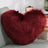 Heart-Shaped Long Plush Fluffy Cushion Cover - Julia M LifeStyles