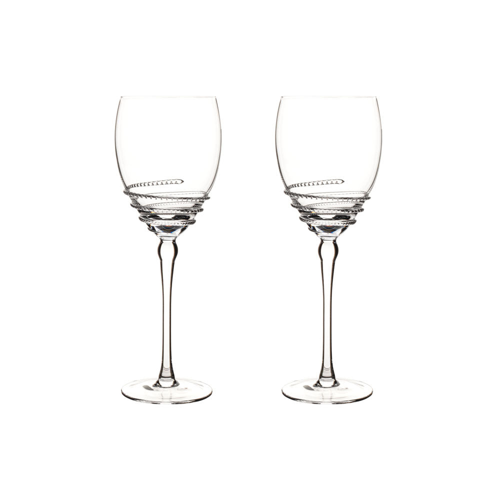 Vintage Brushed Red Wine Glass - Elegant European Crystal Luxury