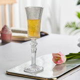 Mild Luxury Retro 140ml Striped Glass Goblet